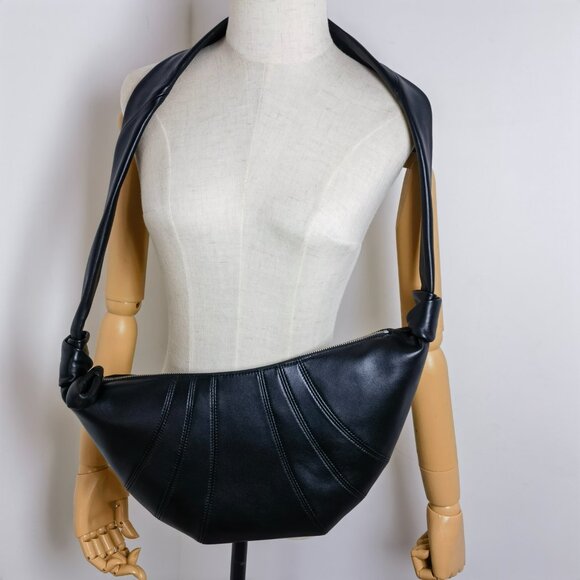 Lemaire Croissant Small leather shoulder bag - Picture 6 of 11